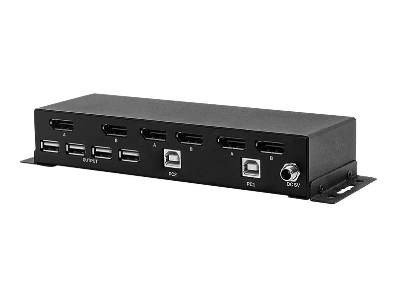 Lindy KVM-/Audio-/USB-Switch - 2 x KVM/Audio/USB Lindy KVM-/Audio-/USB-Switch - 2 x KVM/Audio/USB