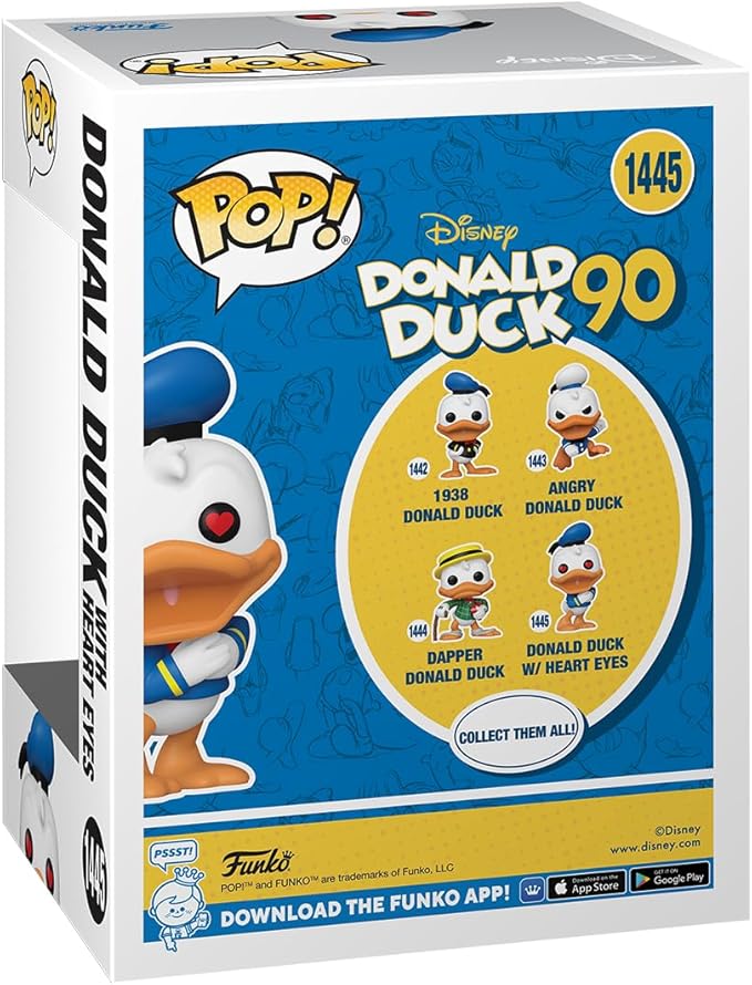Funko Pop! Figur Disney Donald Duck mit Herzaugen 10cm