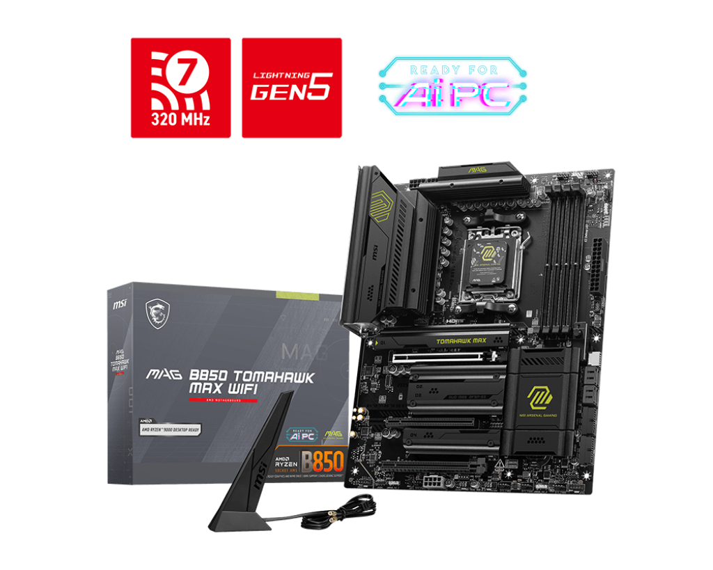 MSI MAG B850 TOMAHAWK MAX WIFI - Mainboard - ATX