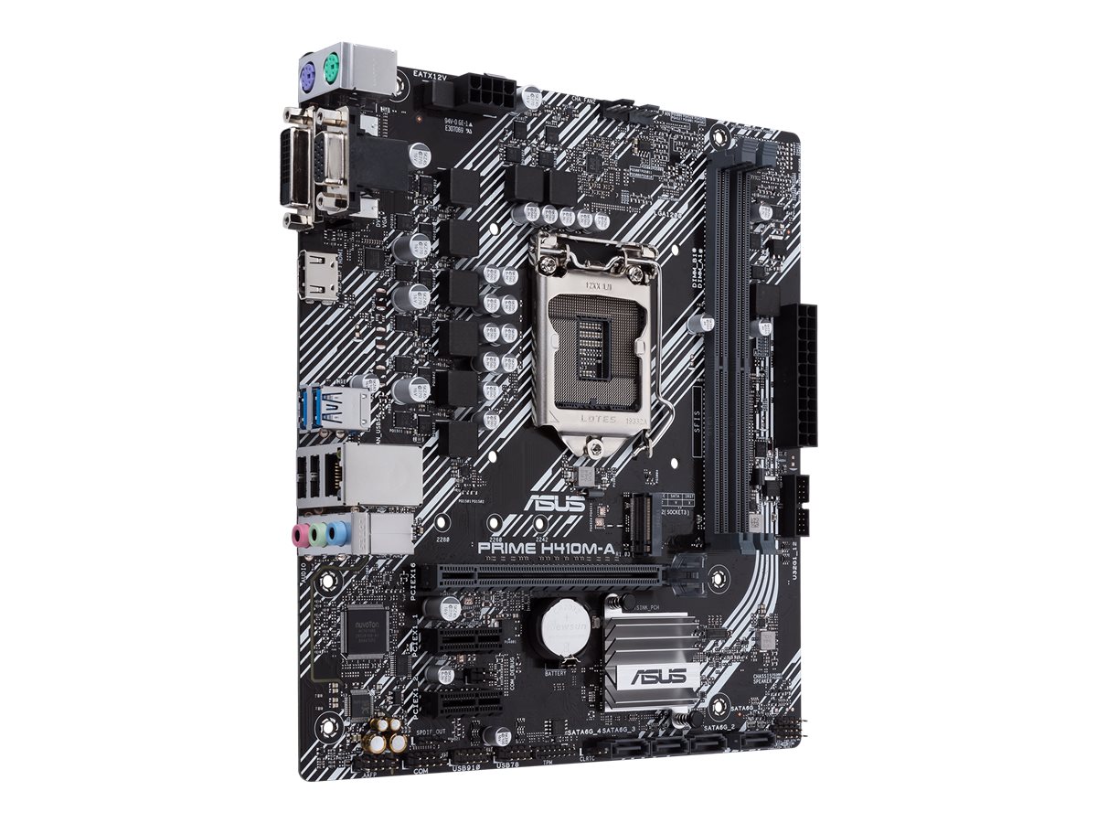 ASUS PRIME H410M-A/CSM - Motherboard - micro ATX - LGA1200-Sockel - H410 Chipsatz - USB 3.2 Gen 1 - Gigabit LAN - Onboard-Grafik (CPU erforderlich) ASUS PRIME H410M-A/CSM - Motherboard - micro ATX - LGA1200-Sockel - H410 Chipsatz - USB 3.2 Gen 1 - Gigabit LAN - Onboard-Grafik (CPU erforderlich)