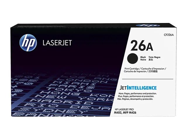 HP Original 26A Schwarz LaserJet Tonerkartusche