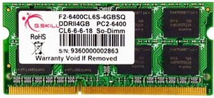 G.Skill 4GB PC2-6400 Speichermodul 1 x 4 GB DDR2 800 MHz