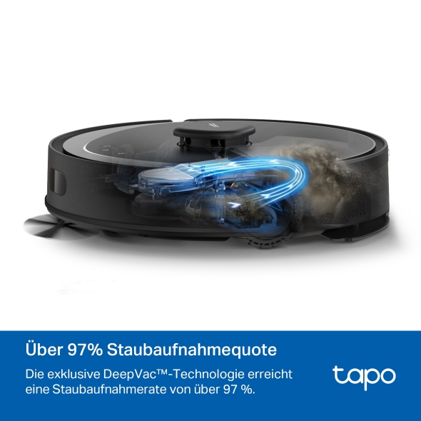 TP-Link Tapo RV30 Max Plus 0,3 l Staubbeutel Schwarz TP-Link Tapo RV30 Max Plus 0,3 l Staubbeutel Schwarz