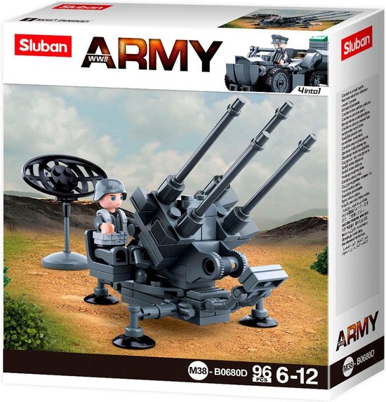 Sluban M38-B0680D - German Army air-defense artillery (ADA)