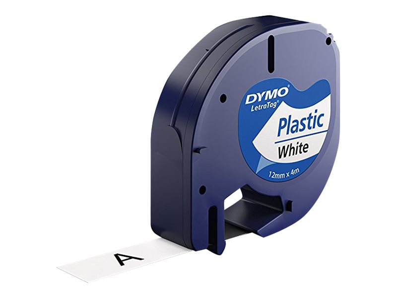 DYMO 12mm LetraTAG Plastic tape Etiketten erstellendes Band