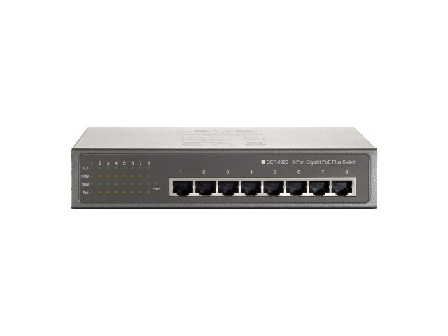 LevelOne GEP-0820 - Switch - 8 x 10/100/1000