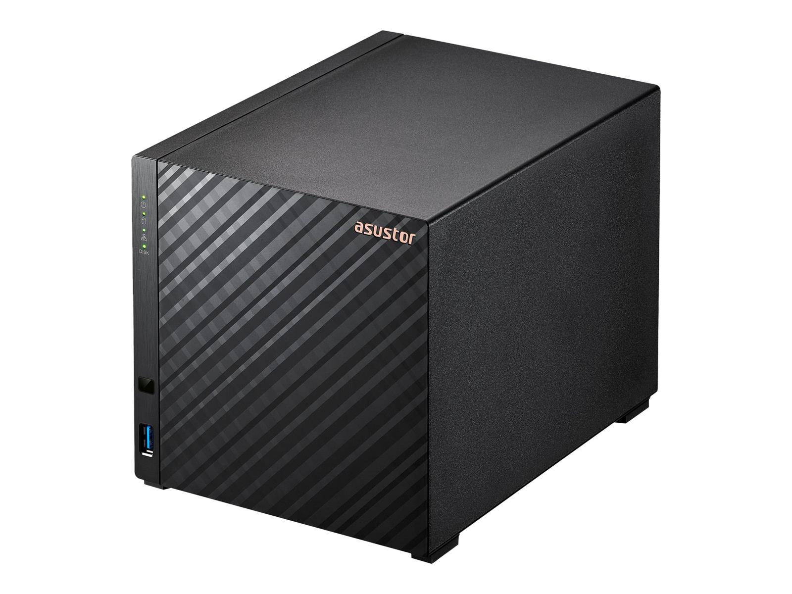Asustor AS1104T NAS Kompakt ARM RTD1296 1 GB DDR4 0 TB ADM Schwarz