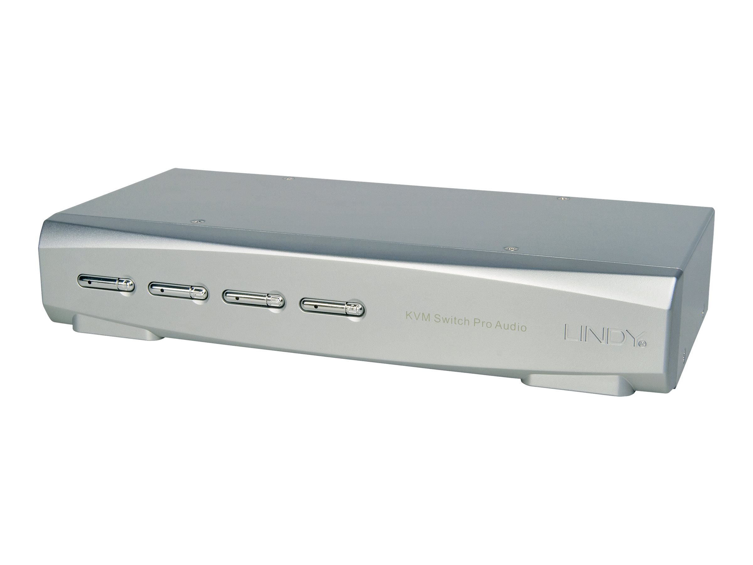 Lindy KVM Switch Pro Audio - KVM-/Audio-/USB-Switch