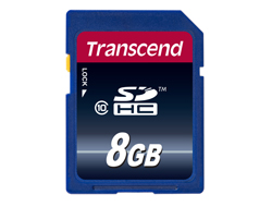 Transcend TS8GSDHC10 Speicherkarte 8 GB SDHC NAND Klasse 10