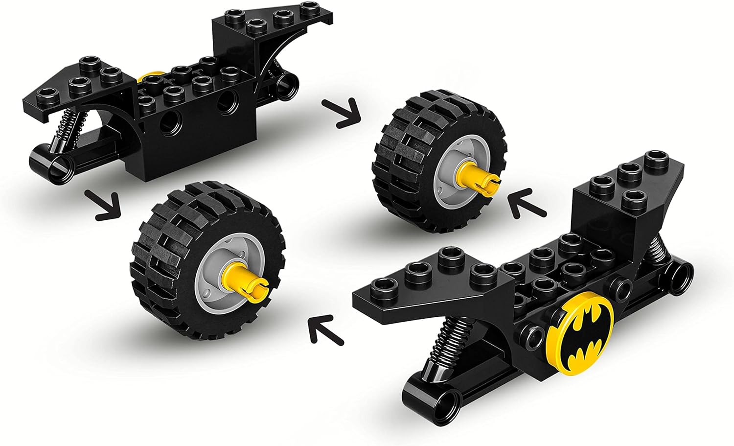 LEGO 76220 DC Batman vs. Harley Quinn, Superhelden-Set mit Action Figuren, Skateboard und Motorrad-Spielzeug für Jungen und Mädchen ab 4 Jahren LEGO 76220 DC Batman vs. Harley Quinn, Superhelden-Set mit Action Figuren, Skateboard und Motorrad-Spielzeug für Jungen und Mädchen ab 4 Jahren