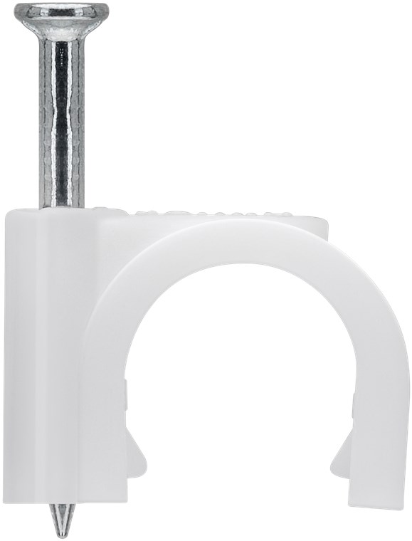 Kabelschelle 10 mm, weiß Kabelschelle 10 mm, weiß