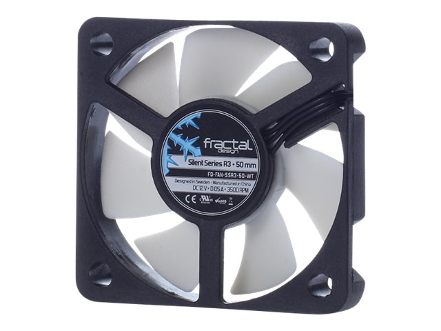 Fractal Design Silent Series R3 50mm Computergehäuse Ventilator 5 cm Schwarz, Weiß