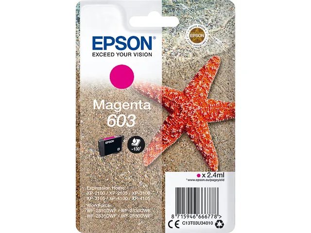Epson Singlepack Magenta 603 Ink