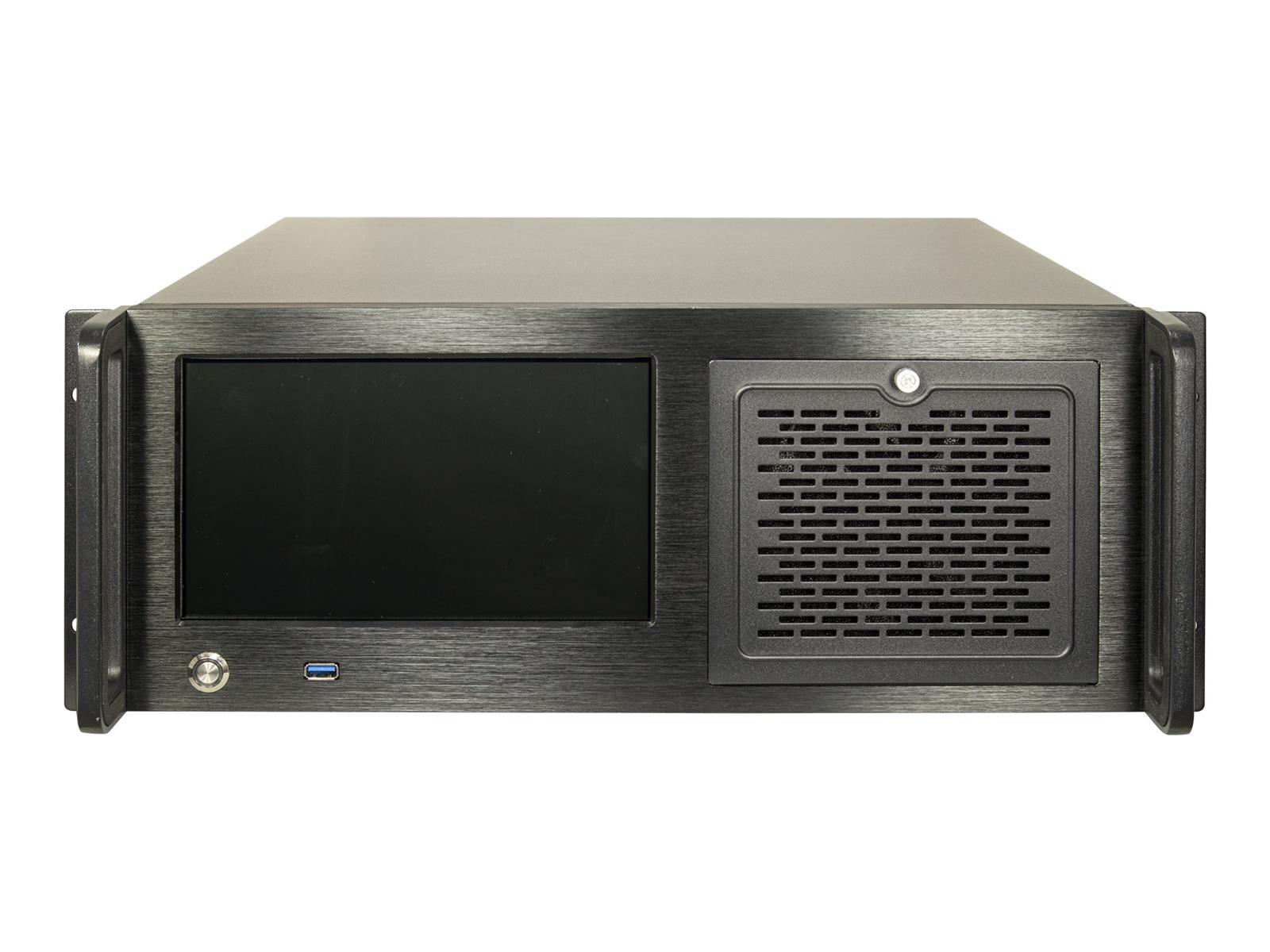 Inter-Tech 4U-4460 TFT Rack Schwarz