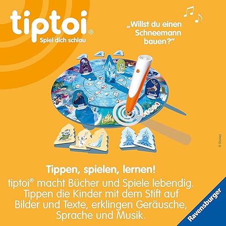 Ravensburger tiptoi Eiskönigin D.v.Wettlaufspiel (ohne Stift) Ravensburger tiptoi Eiskönigin D.v.Wettlaufspiel (ohne Stift)