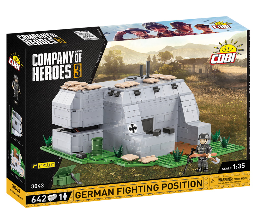 COBI-3043 - Konstruktionsspielzeug - Company of Heroes 3 - German Fighting Position