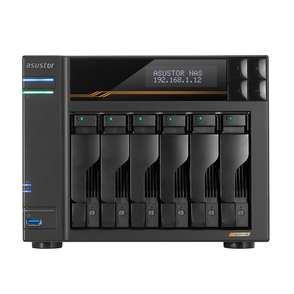 Asustor Lockerstor 6 Gen3 AS6806T 6-Bay Asustor Lockerstor 6 Gen3 AS6806T 6-Bay