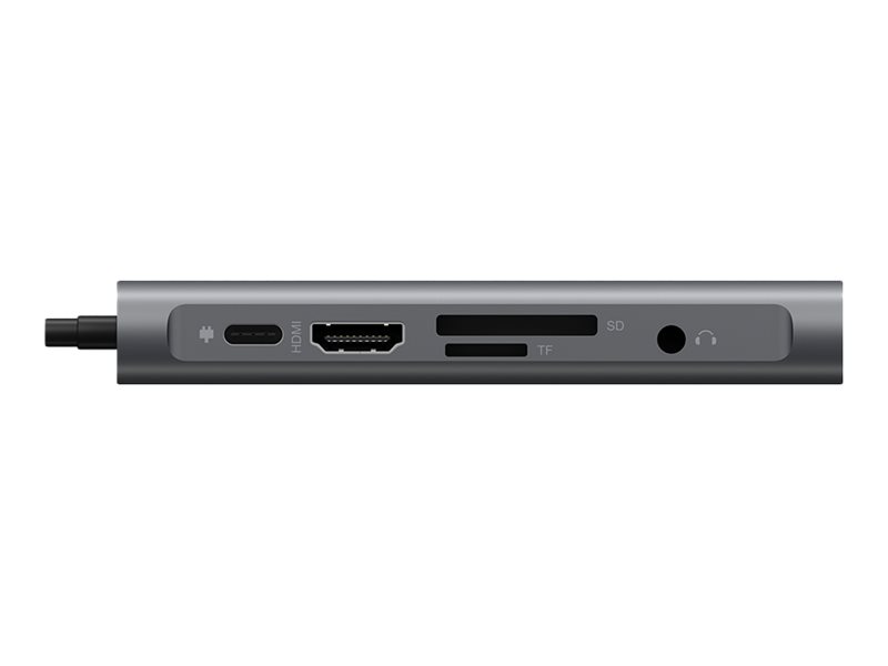 ICY BOX IB-DK4040-CPD Kabelgebunden USB 3.2 Gen 1 (3.1 Gen 1) Type-C Anthrazit, Schwarz