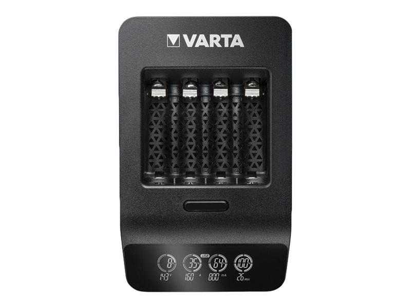 Varta LCD SMART CHARGER+ Akkuladegerät Haushaltsbatterie AC Varta LCD SMART CHARGER+ Akkuladegerät Haushaltsbatterie AC