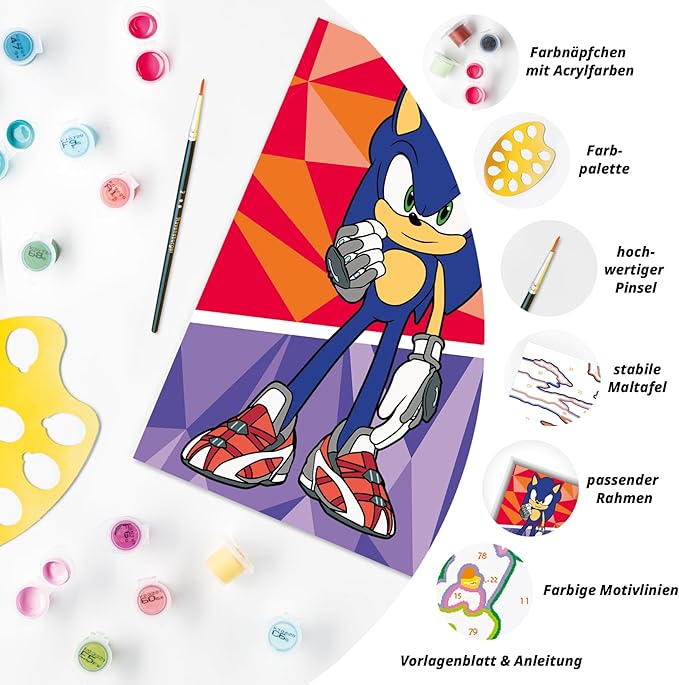 Malen nach Zahlen - Sonic: New Yoke City
