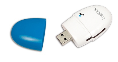 LogiLink CR0028 Kartenleser USB 2.0 Blau