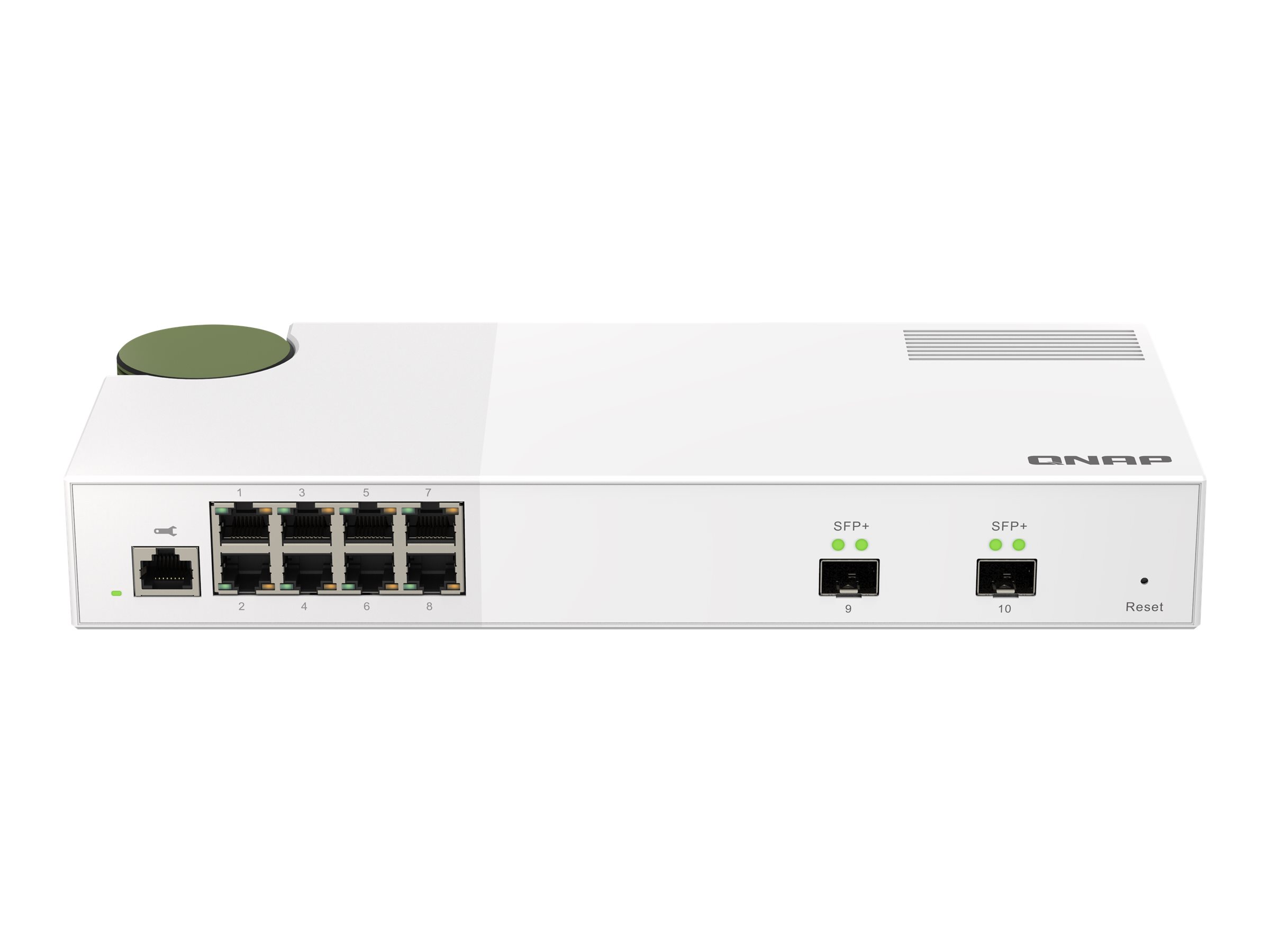 QNAP QSW-M2108-2S Netzwerk-Switch Managed L2 2.5G Ethernet (100/1000/2500) Grau