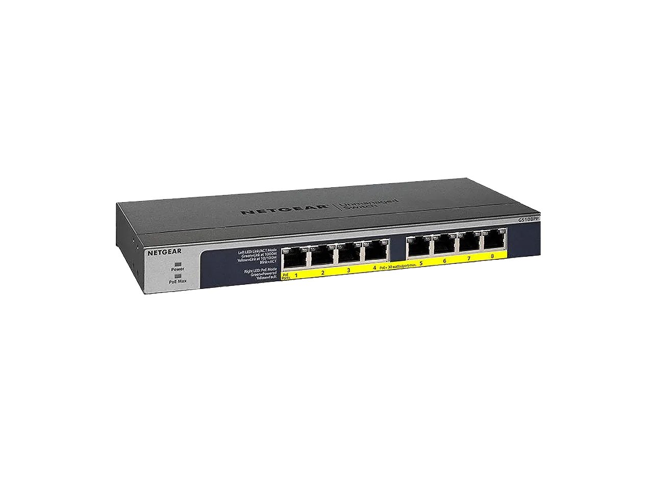 NETGEAR GS108PP-100EUS GIGABIT SWITCH