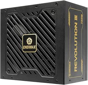 Enermax Power Supply 750W Revolution3 80+ Gold Black FULLMOD - PC-/Server Netzteil