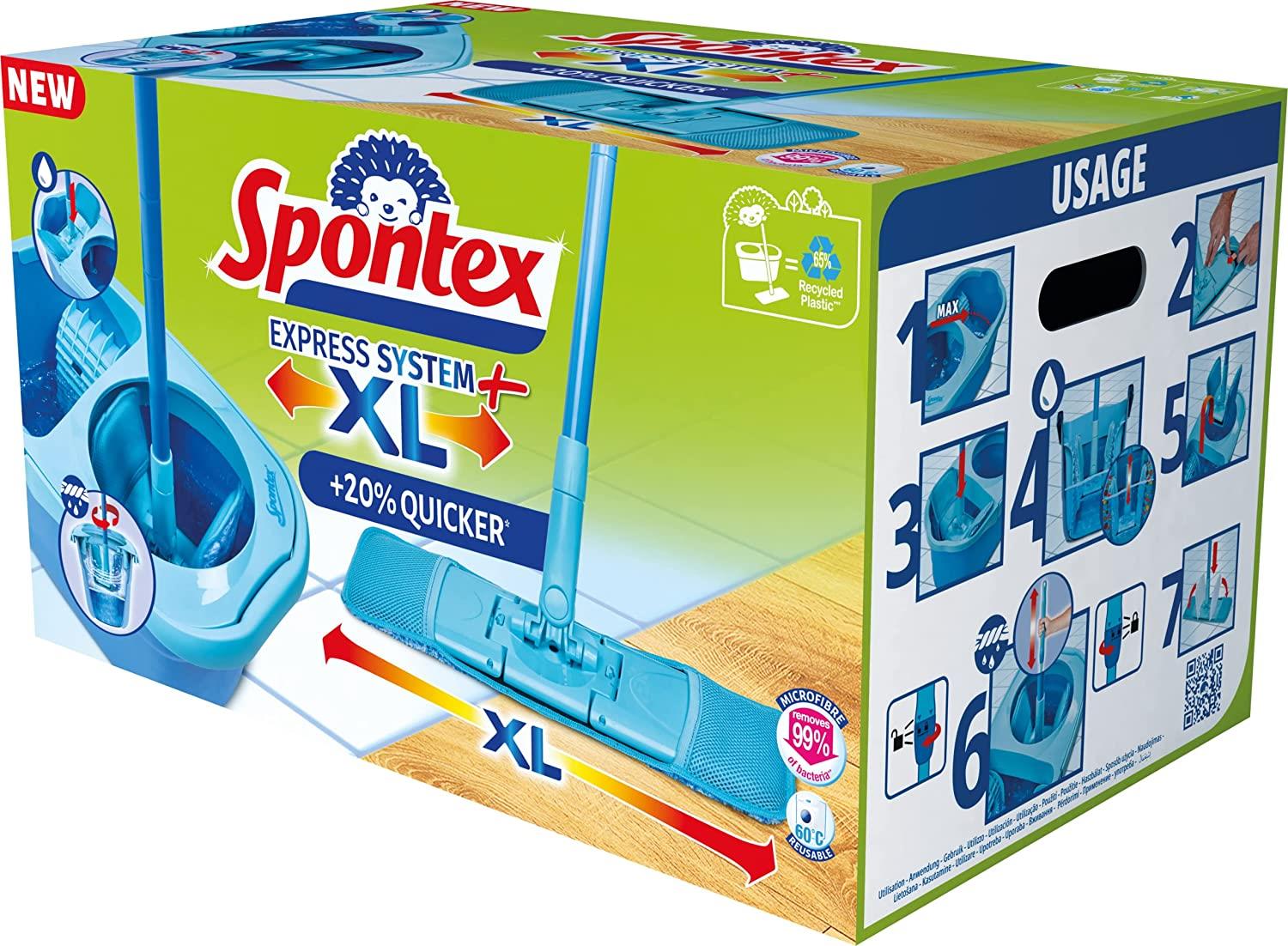 Spontex Express System+ XL Bodenwischer mit Rotationssystem Spontex Express System+ XL Bodenwischer mit Rotationssystem