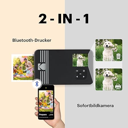 Kodak Mini Shot3 Retro 4Pass 2in1 Kamera & Drucker retail