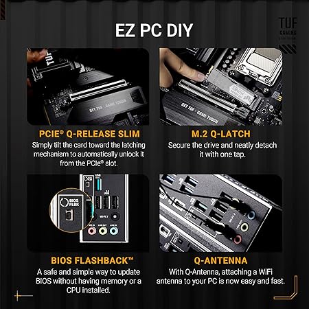 ASUS TUF GAMING X870E-PLUS WIFI7 AMD X870E Sockel AM5 ATX