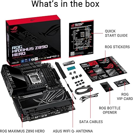 ASUS ROG MAXIMUS Z890 HERO Intel Z890 LGA 1851 (Socket V1) ATX