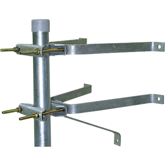 Schwaiger Wandmontageklammer für Antennenmast (Packung mit 2)
