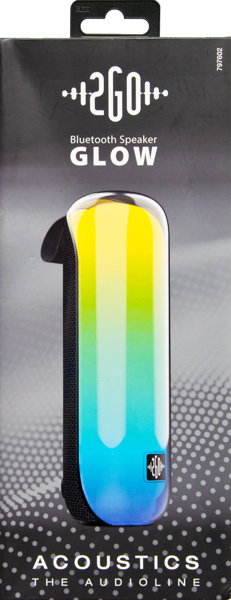 2GO Bluetooth Lautsprecher Acoustic Glow mit RGB-Lichtshow