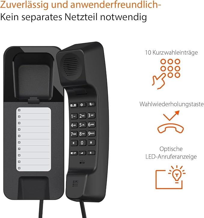 Gigaset Desk200 schwarz int.