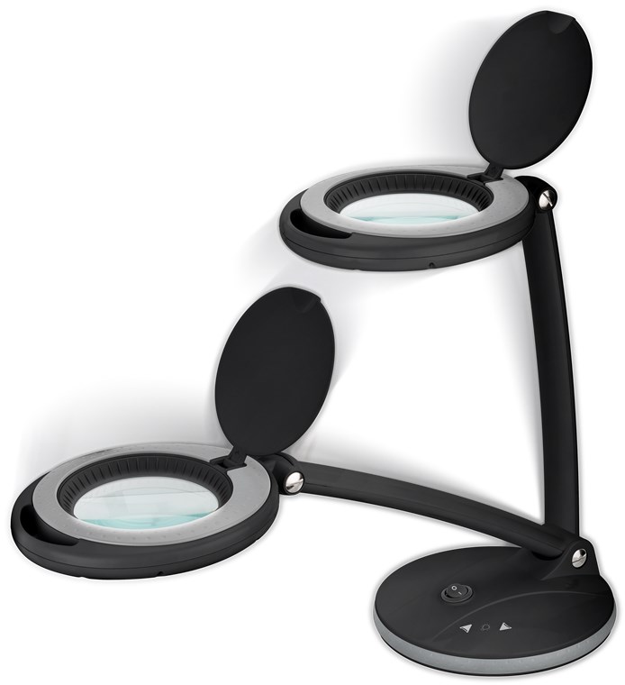 LED-Stand-Lupenleuchte, 6 W, schwarz