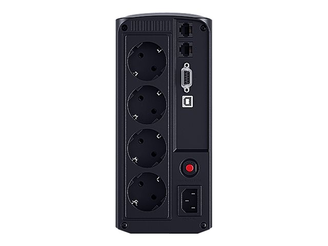 CyberPower VP1000ELCD Line-Interactive USV 1000VA/550W USB (HID), AVR, LCD, RJ45 Lan Protection, Ausgang (4) Schuko