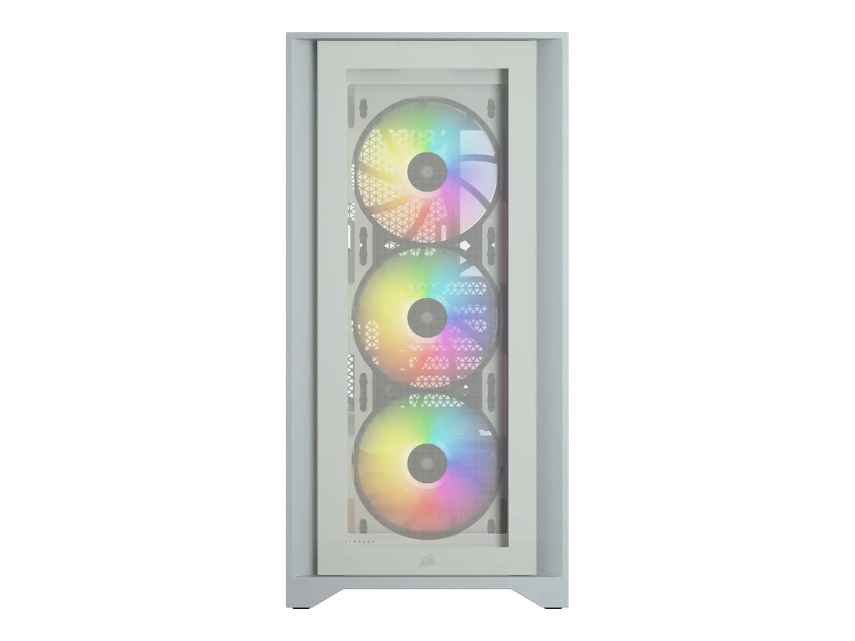 Corsair iCUE 4000X RGB Midi Tower Weiß