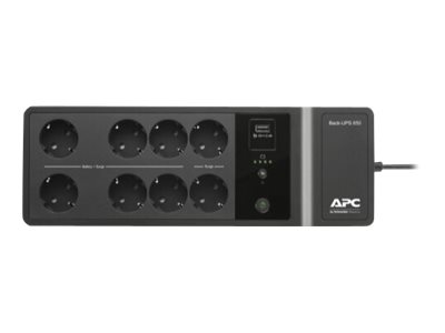 APC Back-UPS BE650G2-GR - USV 8x Schuko, 650VA, 1 USB-Ladegerät, 1 USB-Datenanschluss