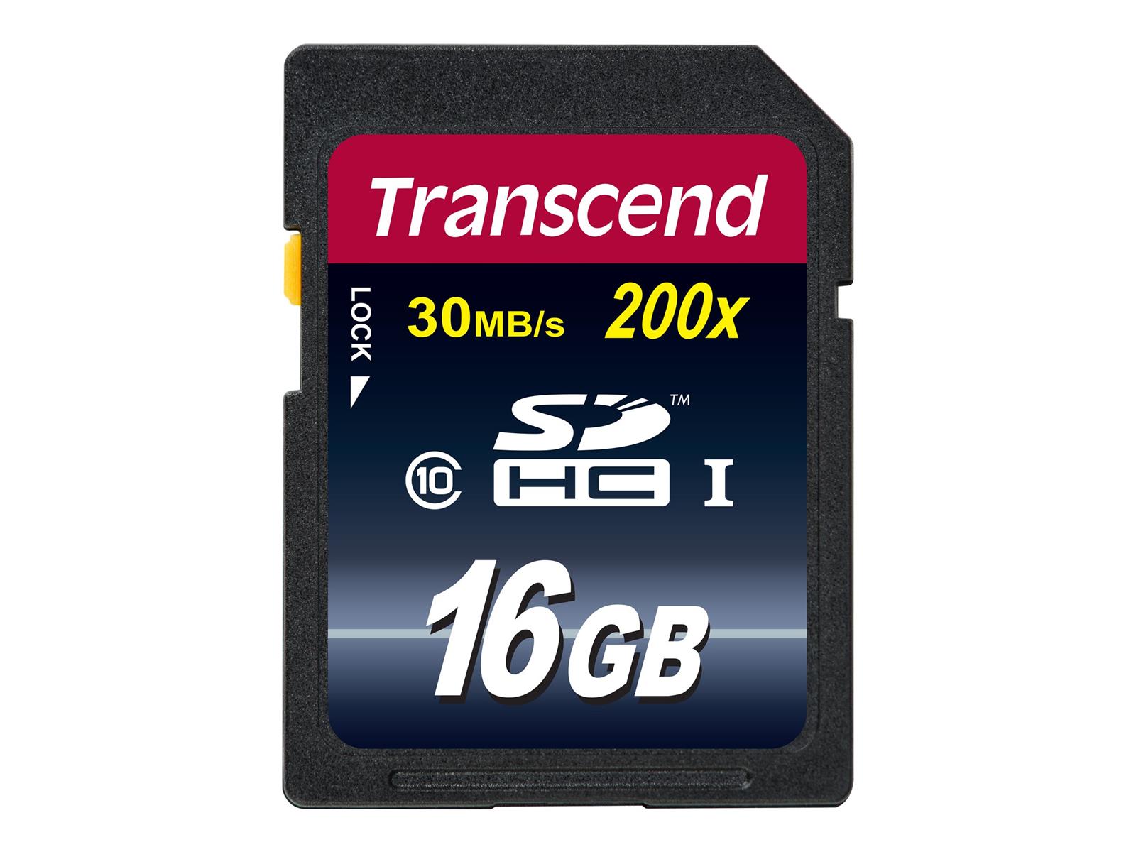 Transcend TS16GSDHC10 Speicherkarte 16 GB SDHC NAND Klasse 10