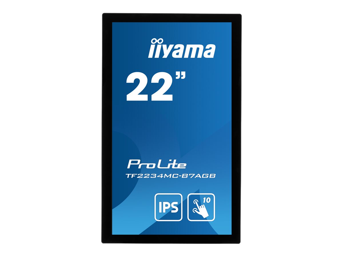 iiyama ProLite TF2234MC-B7AGB Computerbildschirm 54,6 cm (21.5") 1920 x 1080 Pixel Full HD LED Touchscreen Multi-Nutzer Schwarz