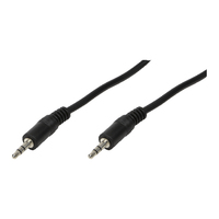 LogiLink 3.5mm - 3.5mm, 10m Audio-Kabel Schwarz