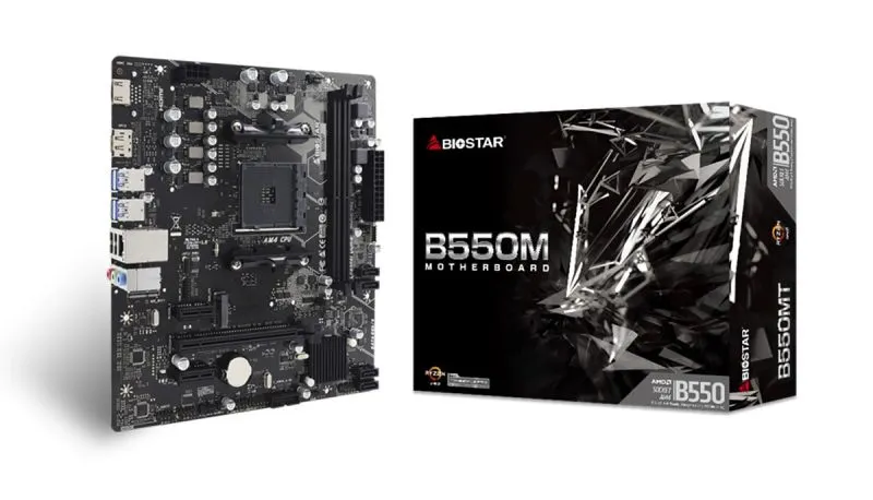 Biostar A520MHP Motherboard AMD A520 Sockel AM4 micro ATX