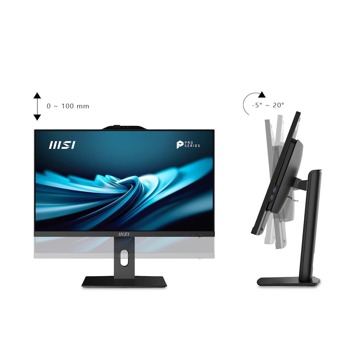 MSI PRO AP242P 14M-633DE 23.8" FHD i7-14700/16GB/512G/black W11P