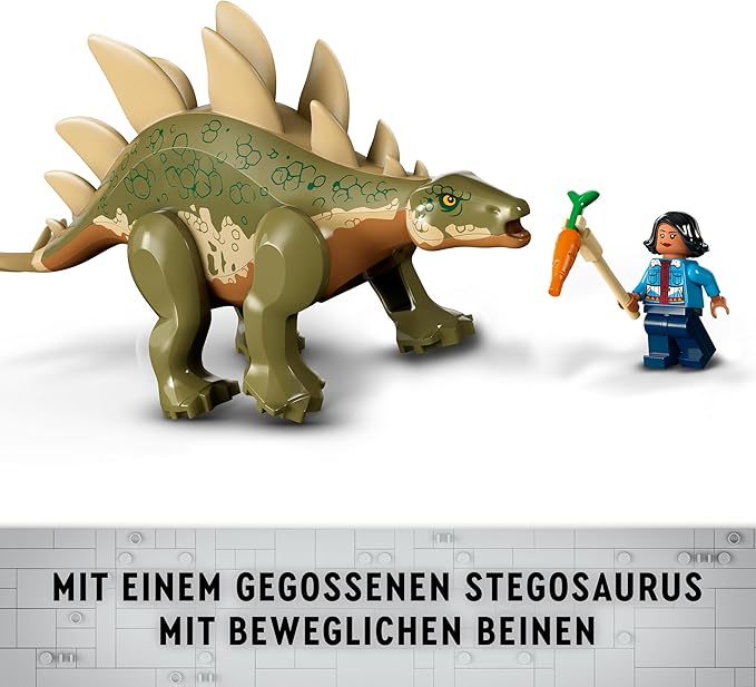 LEGO® Jurassic World™ 76965 - Dinosaurier-Missionen: Entdeckung des Stegosaurus (420 Teile)