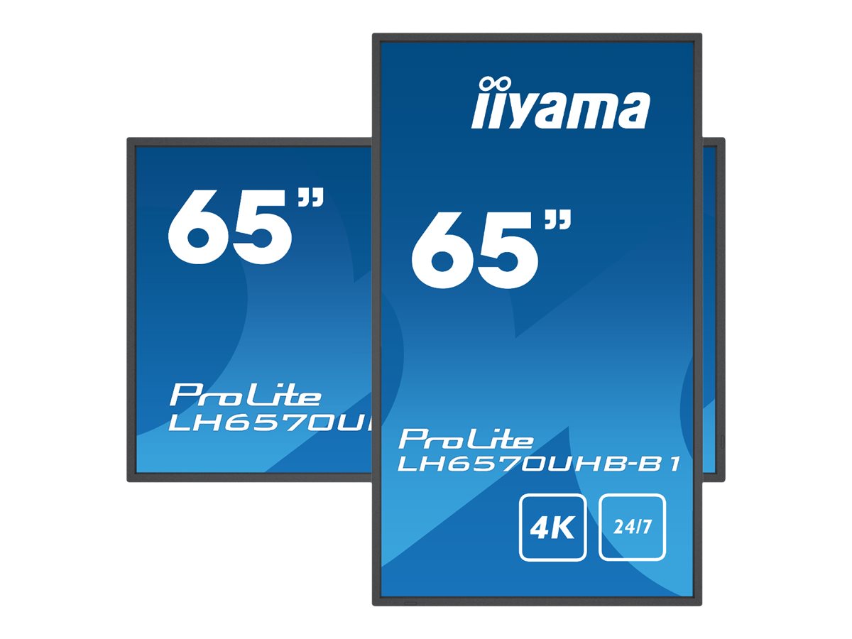 Iiyama ProLite LH6570UHB-B1 - 165 cm (65") Diagonalklasse (164 cm (64.5") Iiyama ProLite LH6570UHB-B1 - 165 cm (65") Diagonalklasse (164 cm (64.5")