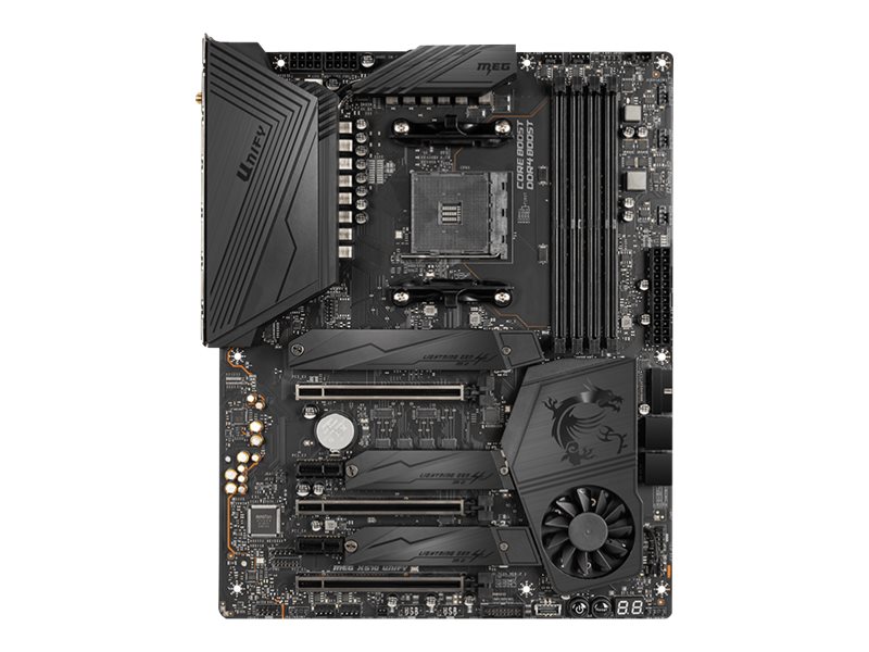 MSI MEG X570 UNIFY - Motherboard - ATX - Socket AM4 - AMD X570 Chipsatz - USB-C Gen2, USB 3.2 Gen 1, USB 3.2 Gen 2 - Bluetooth, 2.5 Gigabit LAN, Wi-Fi - HD Audio (8-Kanal)