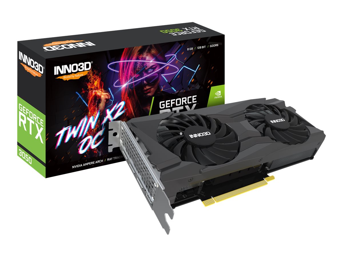 Inno3D GeForce RTX 3050 TWIN X2 OC - Grafikkarten