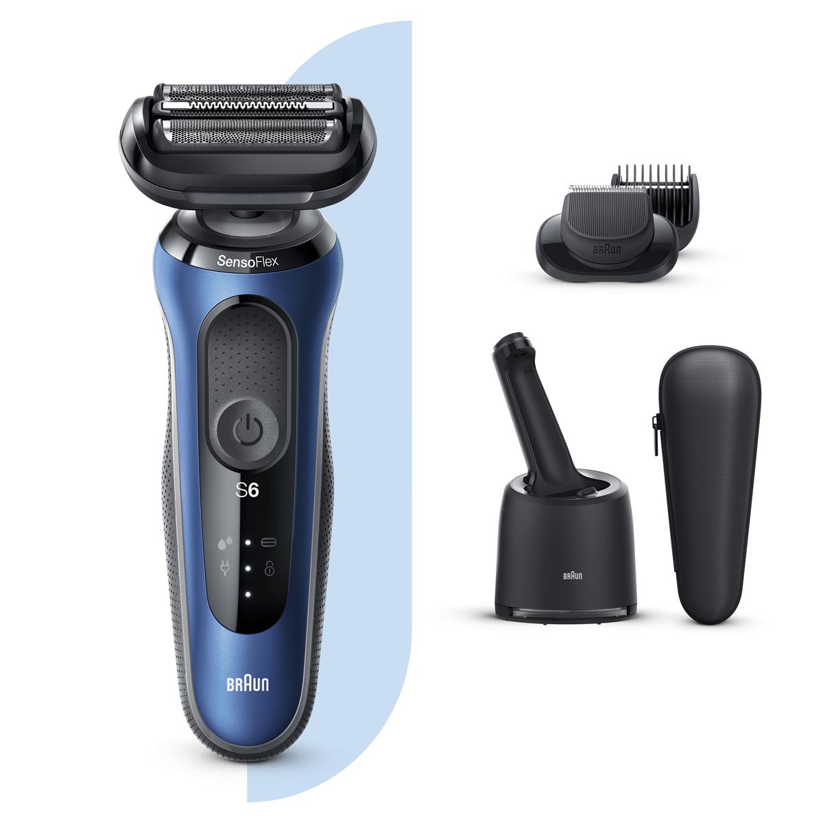 Braun Series 6 60-B7500cc Folienschaber Trimmer Blau