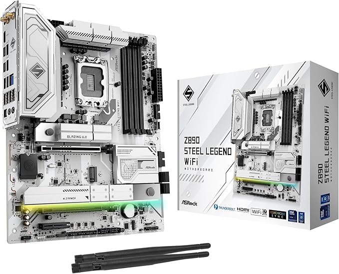 Asrock Z890 Steel Legend WiFi Intel Z890 LGA 1851 (Socket V1) ATX